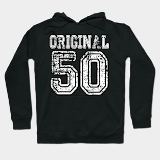 Original 50 2050 1950 T-shirt Birthday Gift Age Year Old Boy Girl Cute Funny Man Woman Jersey Style Hoodie